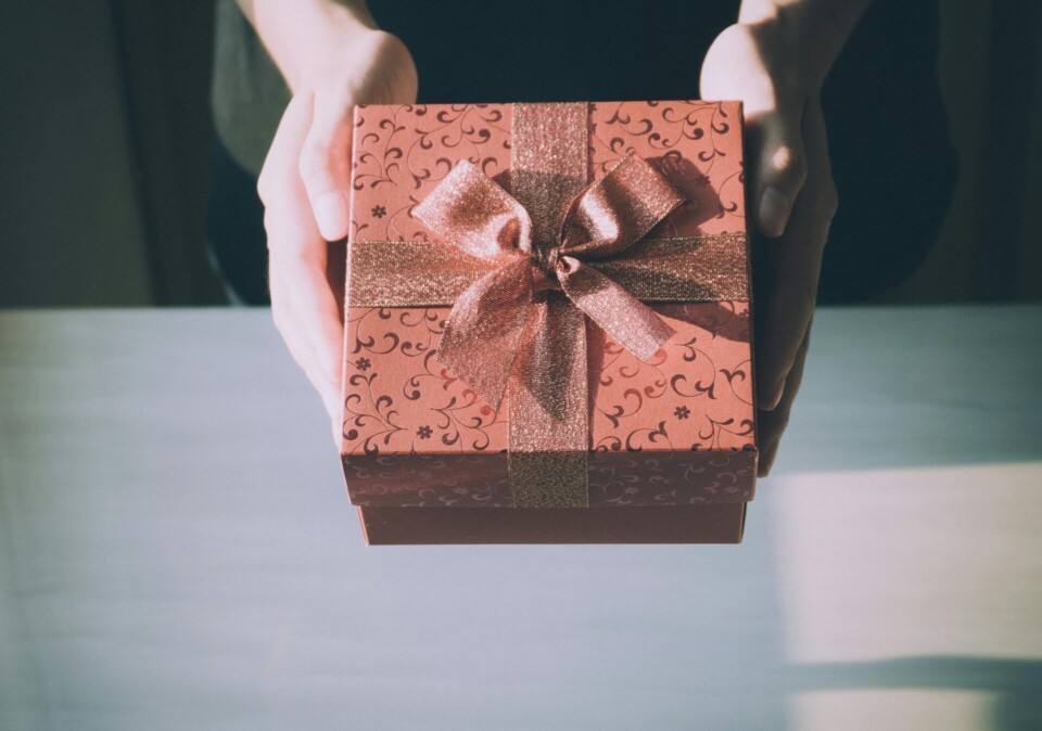 Brown gift box