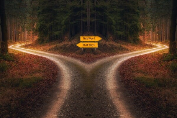 decision, path, signpost