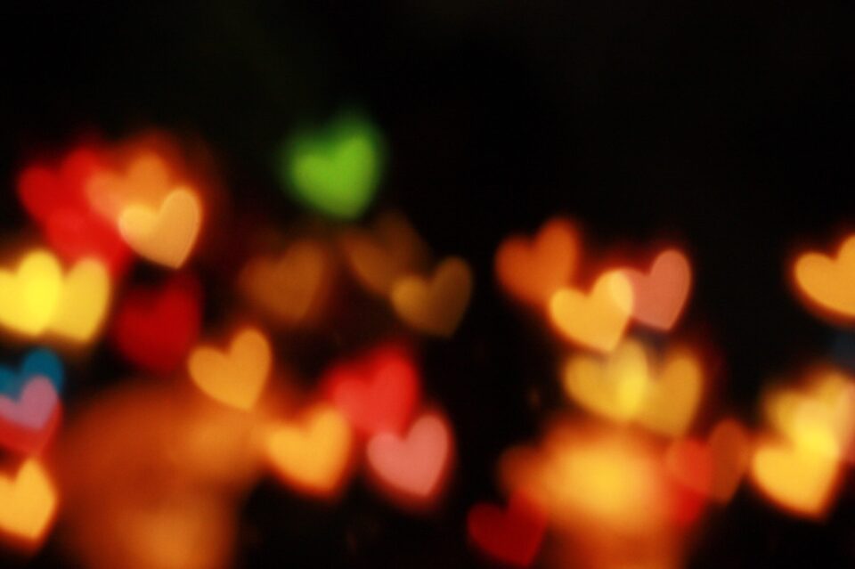 Light-up hearts