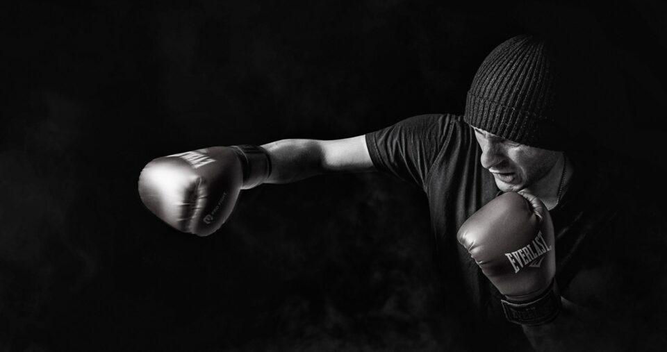 Man doing boxing