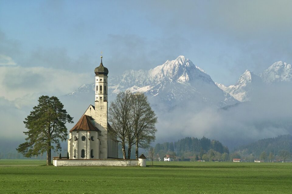 saint coloman, church, architecture