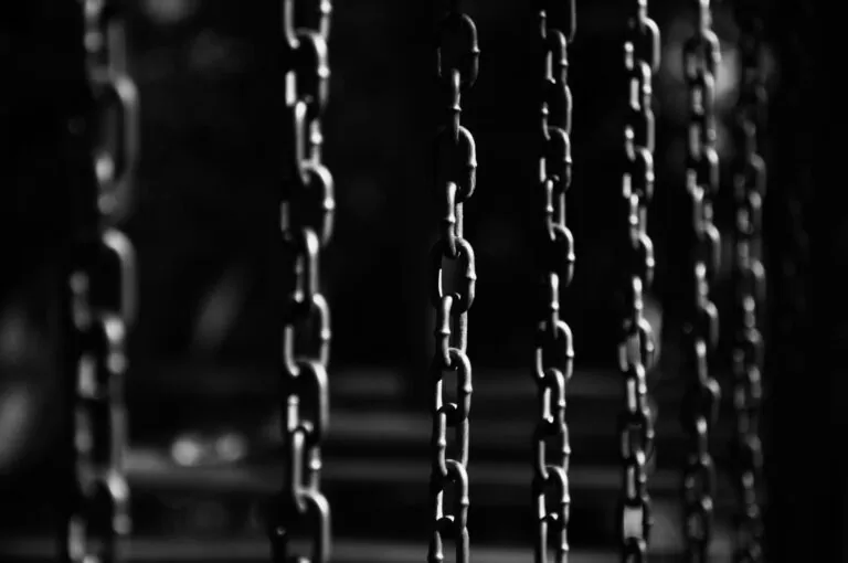 Chained up