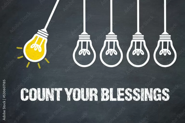 count your blessings